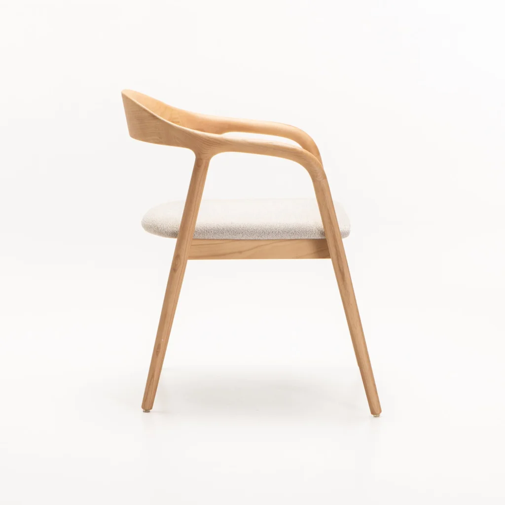 ALINA WOODEN DINING CHAIR - Image 3