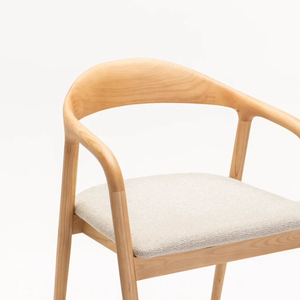 ALINA WOODEN DINING CHAIR - Image 5