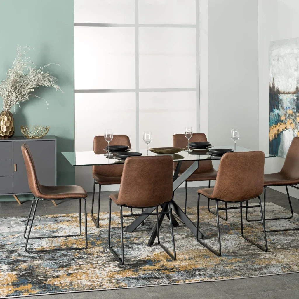 FINA FABRIC DINING CHAIR - Image 2