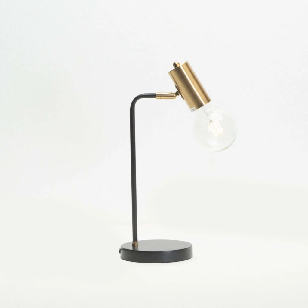 TABLE LAMP EDISON BLACK VINTAGE