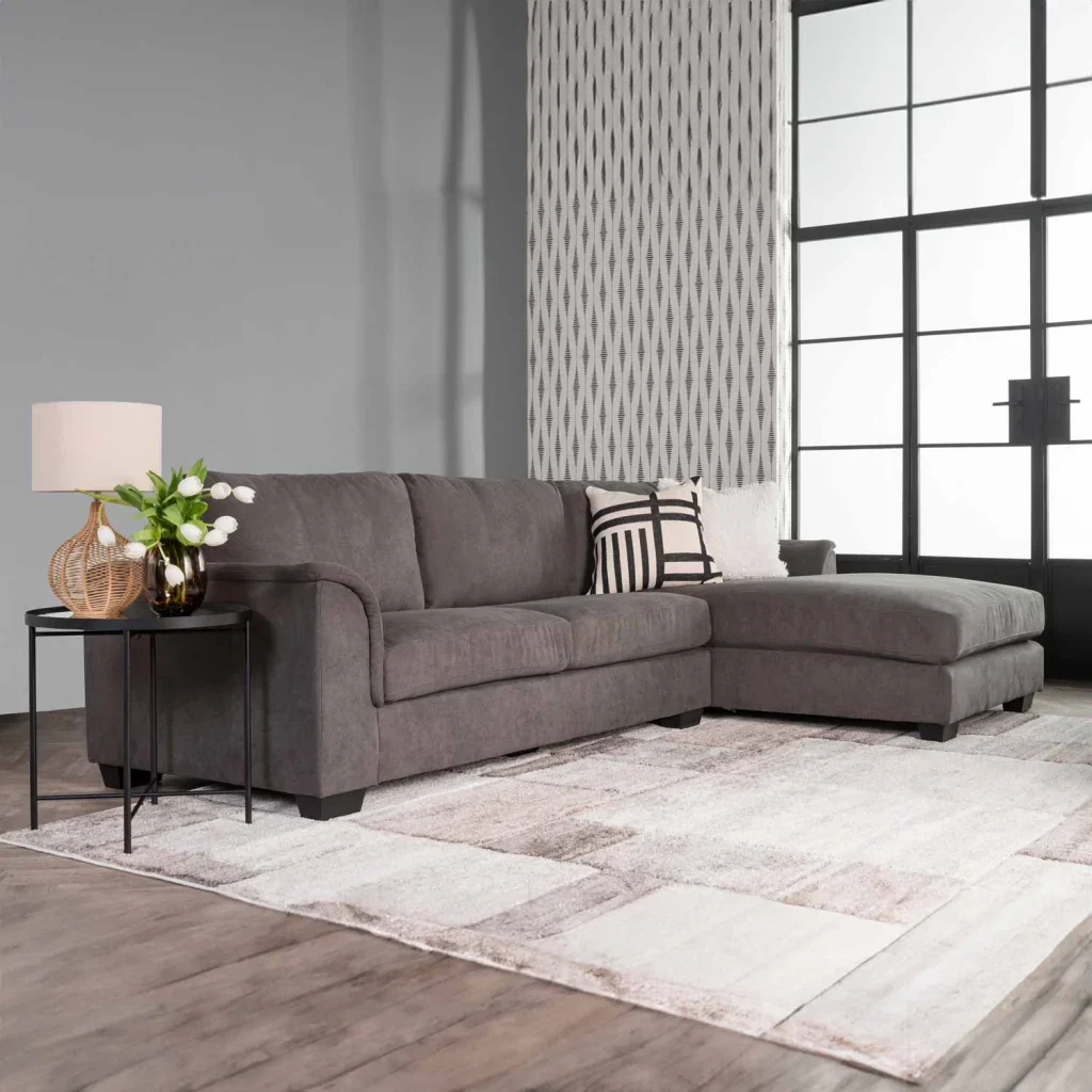 GIA FABRIC CORNER CHAISE - Image 2